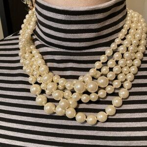 JCrew Multi Strand Pearl Necklace